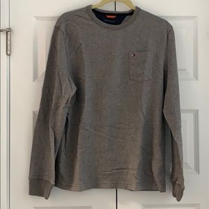 Tommy Hilfiger long sleeve grey sweater